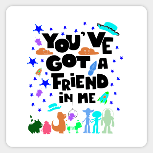 you have friends Sticker